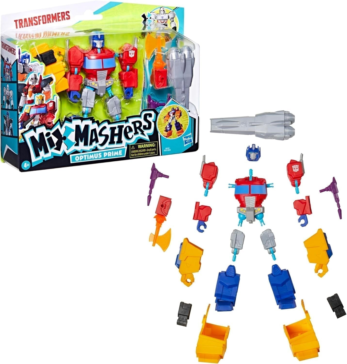 Transformers Mixmashers Optimus Prime Anpassningsbar Deluxe Actionfigurer & Tillbehör Actionfigurer Naty Shop