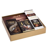 Lindt Mörk Choklad Set | 847 g | Set med 6 Lindt mörk choklad specialiteter (bars, LINDOR, praliner) från halvsöt till extra mörk | Bulkpaket | Choklad present