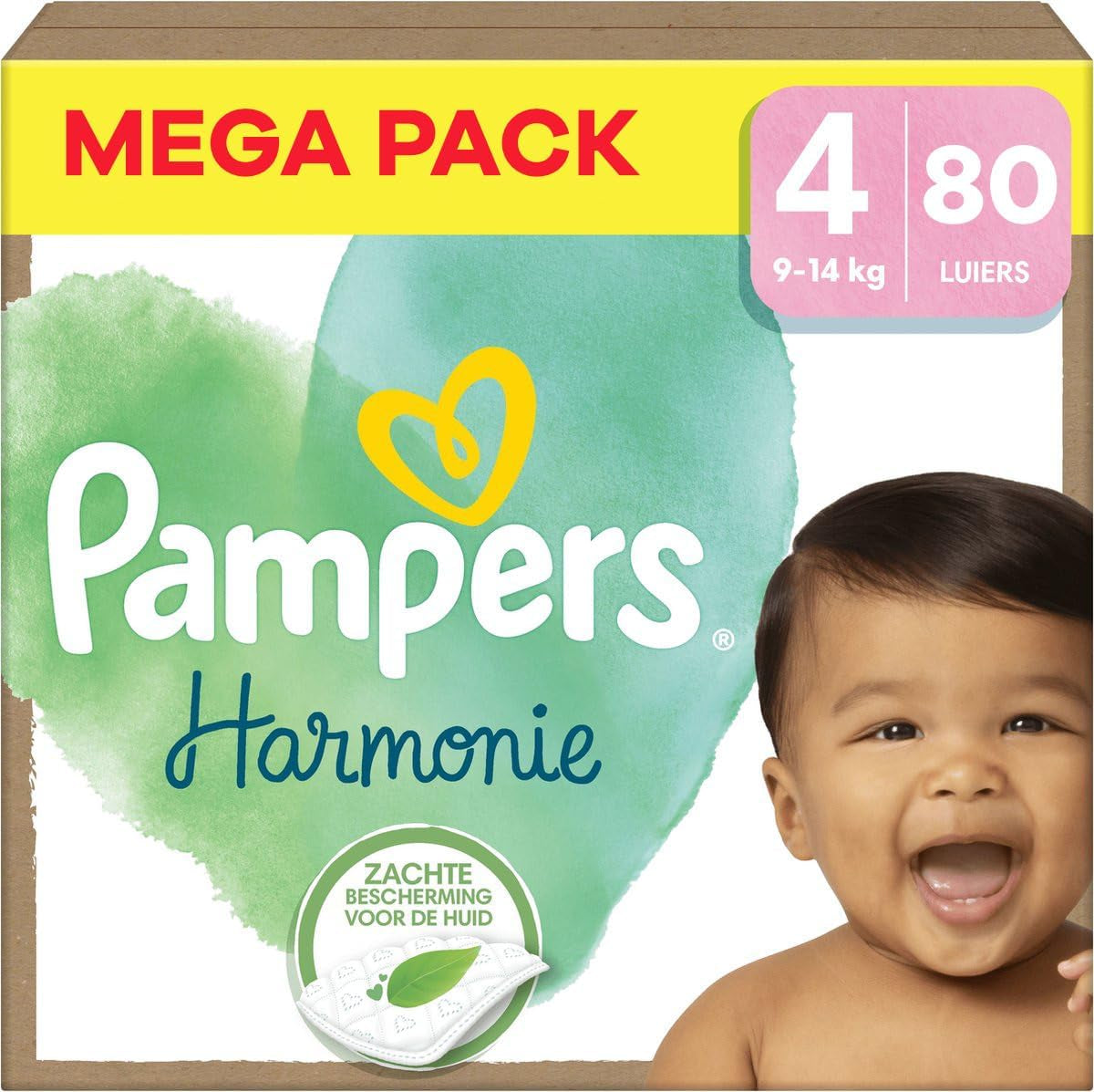 Blöjor Pampers Harmony 80 storlek 4 (9-14 kg)