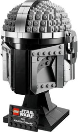 LEGO Star Wars Mandalorian hjälmmodell, rumsdekorationskollektion och en underbar present för vuxna, kit, män, kvinnor, mamma, pappa, samlingspresentidé 75328 Byggset Besuche den LEGO-Store