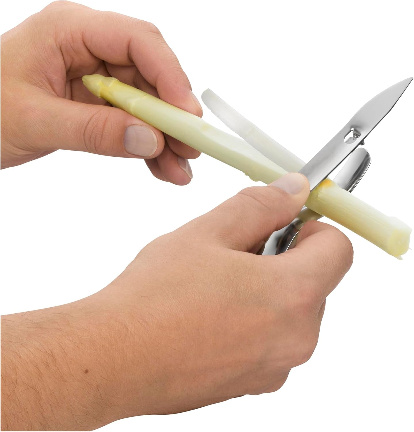 WMF Gourmet sparrisskalare 17 cm, rostfritt stål Cromargan Peeler Naty Shop