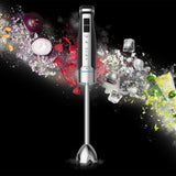 Cecotec Hand-Mixer Powergear 1500 - Klingen Aus Titanium Beschichtung, 21 Geschwindigkeitsstufen, 1500 W, Inklusiv Glas Mit Deckel. (Schwarz Und Edelstahl, XL) Kitchen Naty Shop