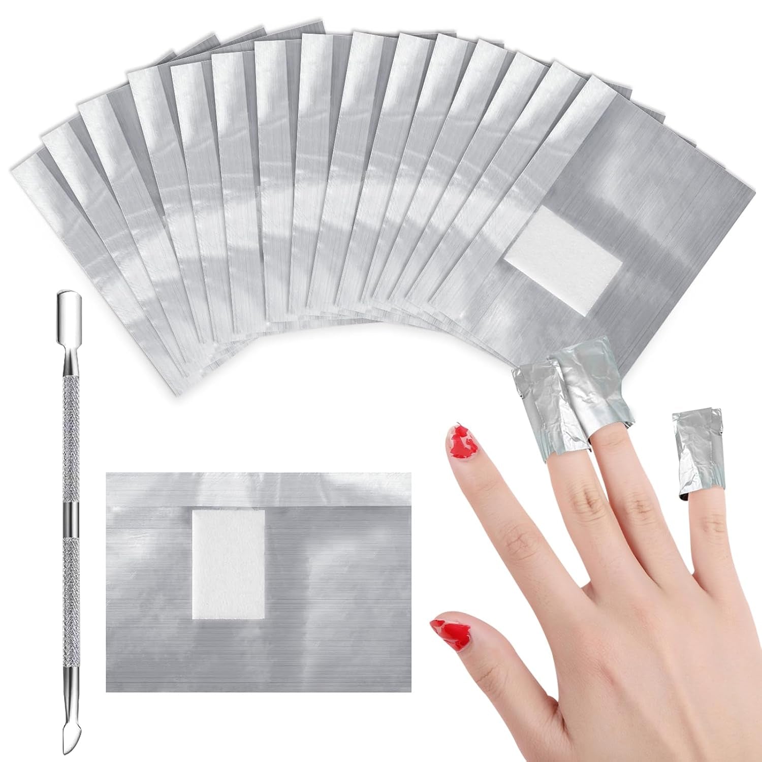 Qufiiry 300 Stück Fusselfreie Nageltücher, Luddfria Nagelservetter, Fusselfrei Nagel Wattepads, Nagel Wischtücher Für Cleaner Gelnägel Nagellackentferner Wattepads Nagelservetter Pads