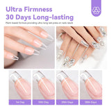 Saviland Solid Nail Tip Lime: 2st 15G konstgjorda nagellim Extra starkt lim Press On Nails UV Lim Gel Nagellim För Kvinnor Hemmasalong DIY UV/LED Lamp Cured