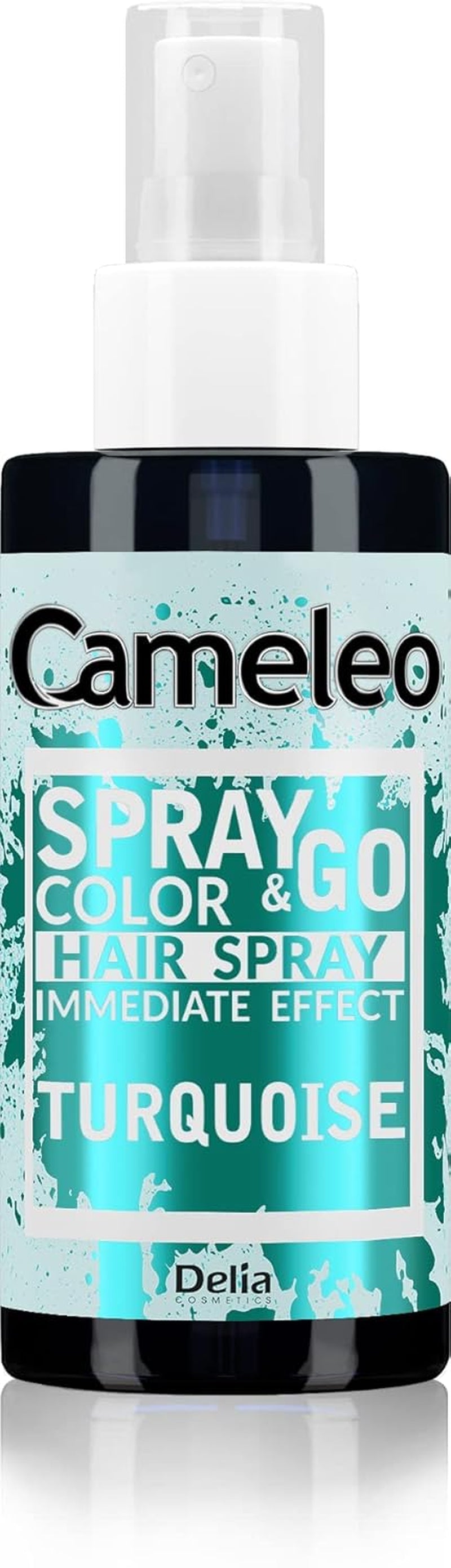 Cameleo - Spray & Go - hårfärgningsspray - lila - för blont, platinablont och grått hår - spraya helt enkelt och gå - semipermanent - omedelbart resultat - karnevalshårfärgningsspray - 150 ml Naty Shop Turquoise Hair Dye 150 G (1 förpackning)