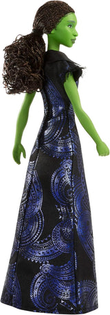Mattel Wicked: for Good Singing Elphaba Fashion Doll av Universal Pictures med avtagbar filminspirerad outfit Sings "for Good" på engelska, JFM09