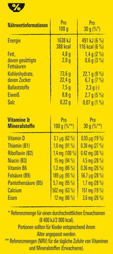 Nestlé Choco Waves, krispig vågformad chokladfrukost (33 % fullkornsinnehåll), 1 förpackning (1 x 330 g)
