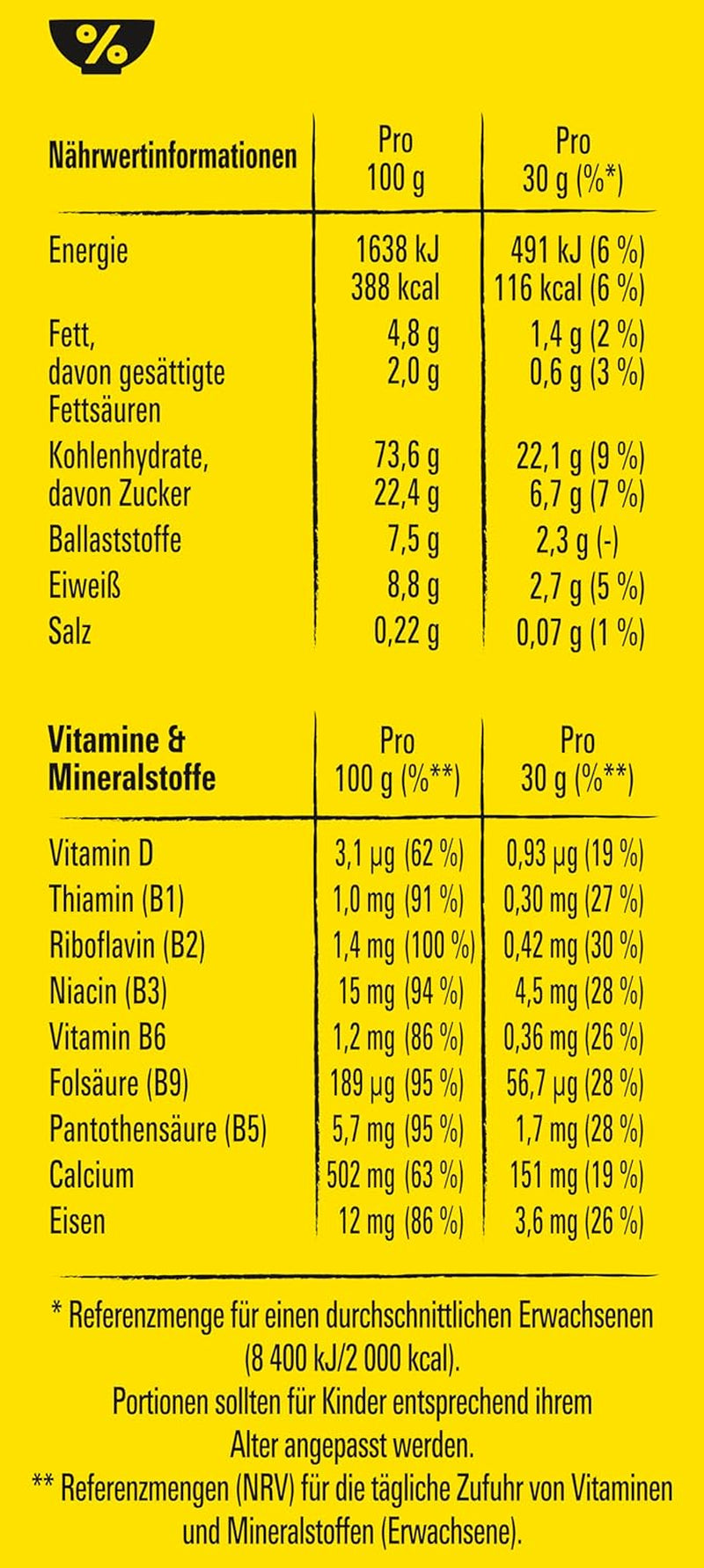 Nestlé Choco Waves, krispig vågformad chokladfrukost (33 % fullkornsinnehåll), 1 förpackning (1 x 330 g)