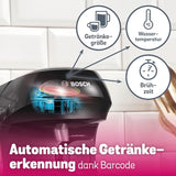 Bosch Tassimo Happy Friendly TAS102E Kapselespressomaskin, 70+ drycker, Lämplig för alla koppar, Auto-Stop, Hållbar, Perfekt Dosering, Utrymmesbesparande, 1400W, Svart