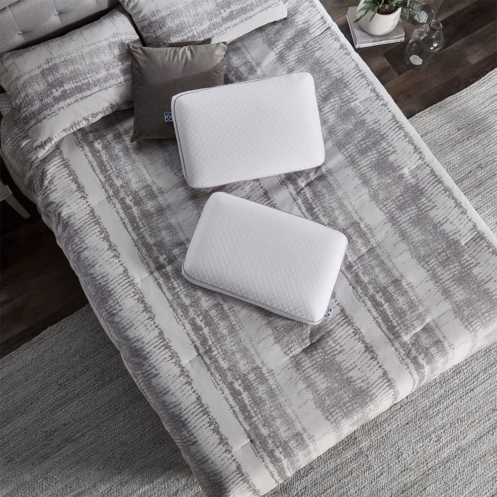 Sealy Essentials Memory Foam Kudde Standard Vit 2 delar Naty Shop Standard Kuddar