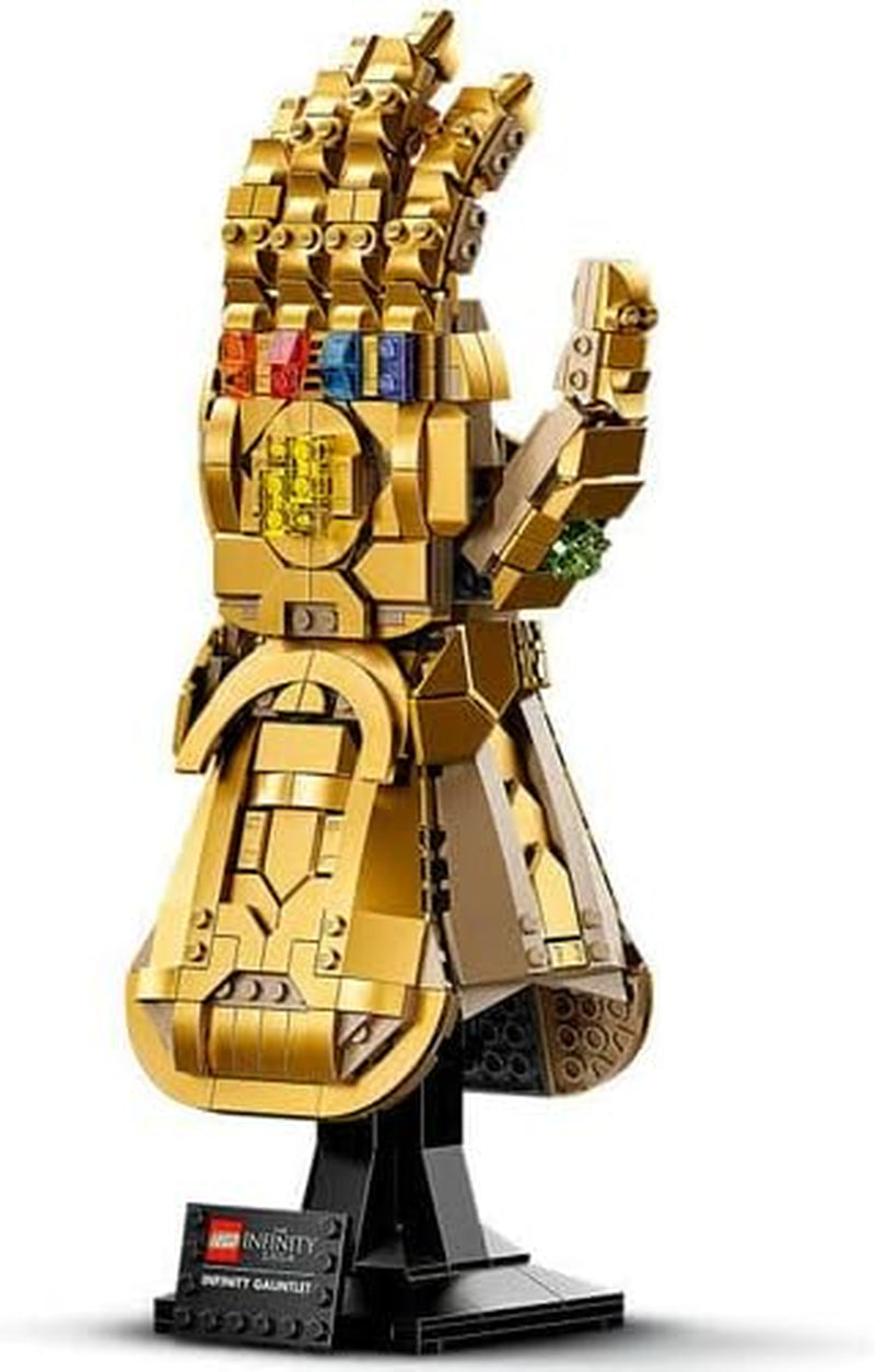 LEGO 76191 Marvel Super Heroes Infinity Glove Avengers Thanos Glove Model Building Set för vuxna Fan objekt Present för män Kvinnor Henne Honom Byggset Besuche den LEGO-Store