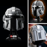 LEGO Star Wars Mandalorian hjälmmodell, rumsdekorationskollektion och en underbar present för vuxna, kit, män, kvinnor, mamma, pappa, samlingspresentidé 75328 Byggset Besuche den LEGO-Store