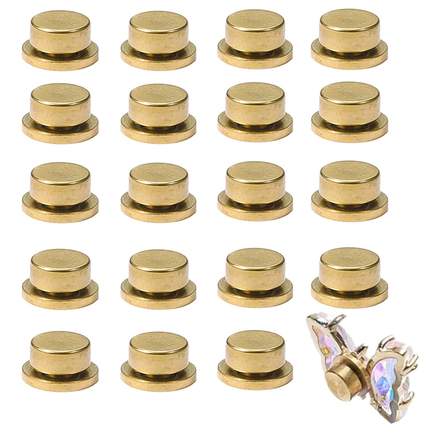 Nail Art Roterande Charm, 20 Stück Spinning Nail Charms Nail Art Roterande Bearing Für Nail Art Design DIY Crafting Schmuck Zubehör