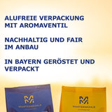 Martermühle Aßlinger Mischung Kaffeebohnen 1kg I Arabica I Smaker: Haselnuss, Leichte Würze, Schokolade I Ganze Kaffee-Bohnen schonend geröstet, säurearm