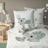 Sängkläder för barn, Koala eller Enhörning, 100 % bomull Sängkläder - barn Naty Shop Koala