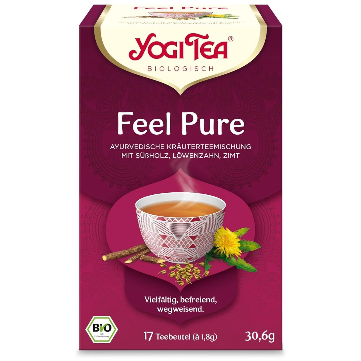 Yogi Tea Alpha Bio Detox, 17 påsar, 30,6 g