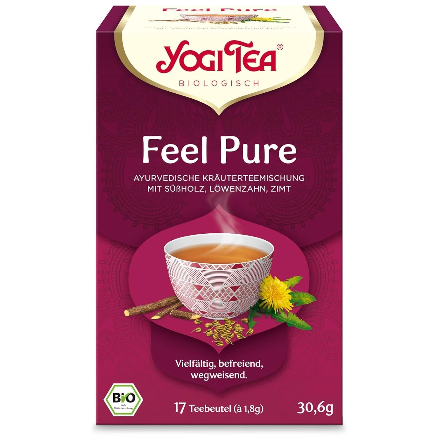 Yogi Tea Alpha Bio Detox, 17 påsar, 30,6 g