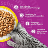Whiskas 7+ våtfoder för katter Urval av fjäderfä i sås 24 x 85 g (2 förpackningar) - Högkvalitativt våtfoder från 7 år i 48 portionspåsar