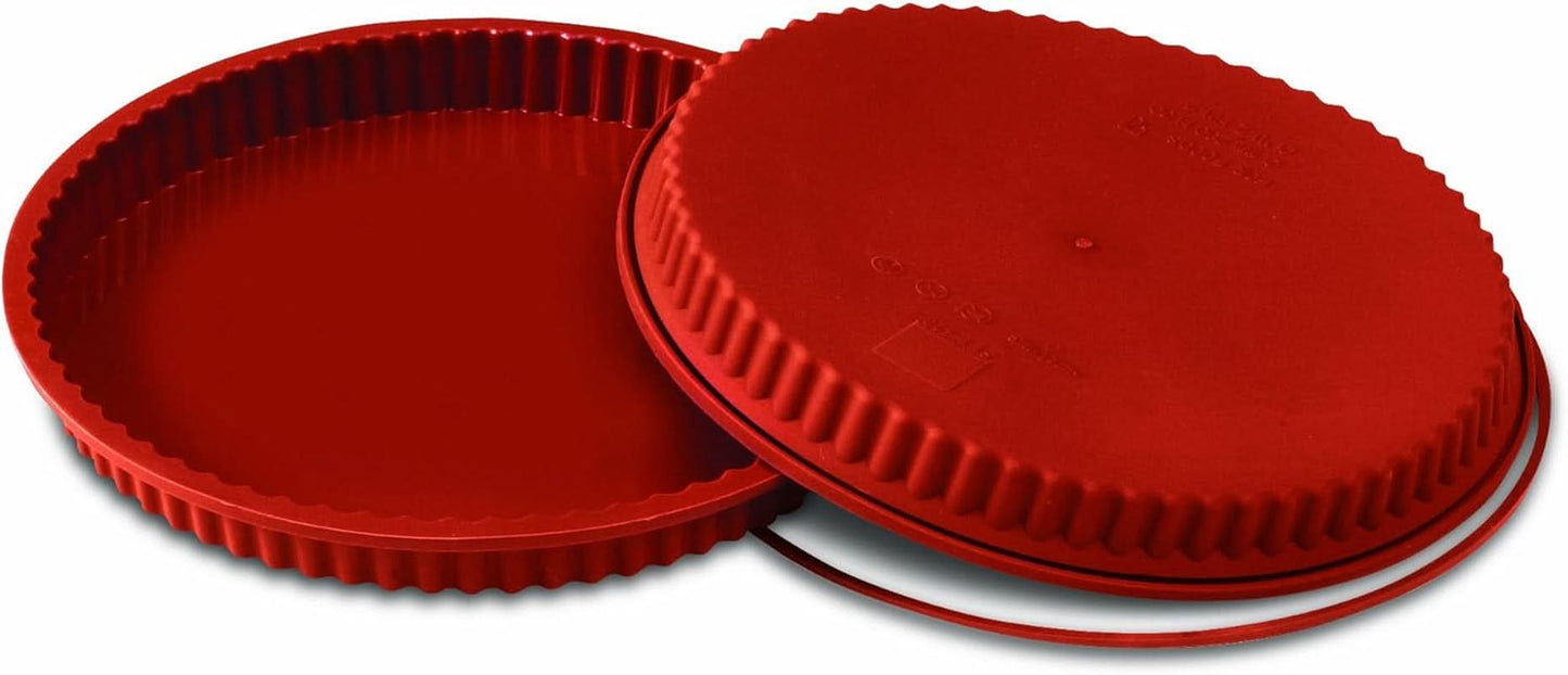 Silikomart SFT426 CROSTATA, Terracotta Color Kitchen Naty Shop 28 Cm