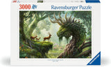 Ravensburger Puzzle 12000808 - Skogsdraken vaknar - 3000 bitars pussel för vuxna över 14 år Puzzle Naty Shop