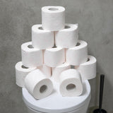 Toalettpapper Renova 4 lager vit dekorerad doftande - 12 rullar rulle Blanco Decorado Perfumado