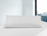 Savel, antistresskudde med dubbelt överdrag, medelhårdhet, 105 X 40 Cm Naty Shop standardkuddar Vita 40X105Cm
