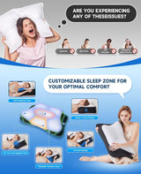 SUPA MODERN Memory Foam Kudde Side Sleeper Kylkudde 60X40 Ortopedisk Baksida Mage Nacke smärtlindring Nackkudde Ortopediska livmoderhalskuddar Naty Shop