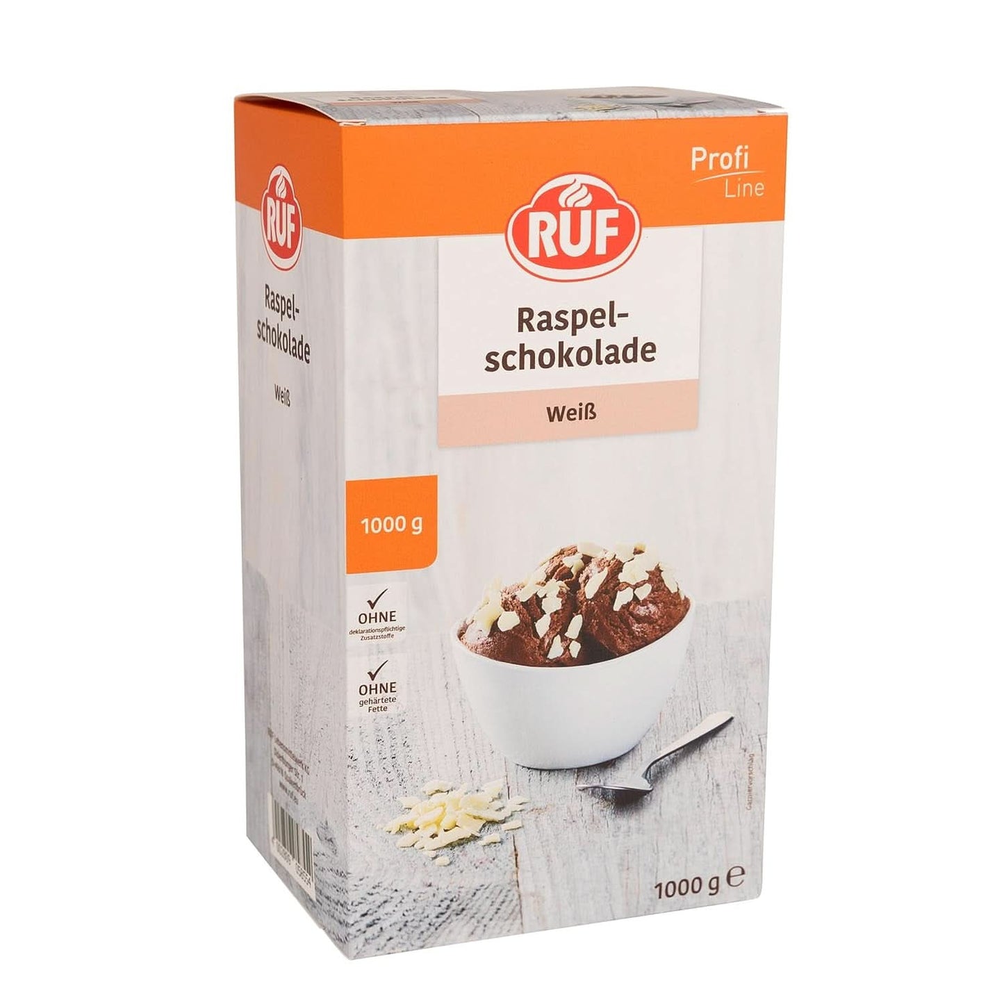 RUF Sockerströssel färgade i regnbågsfärger, 1 kilogram Strössel Naty Shop Vit chokladspån