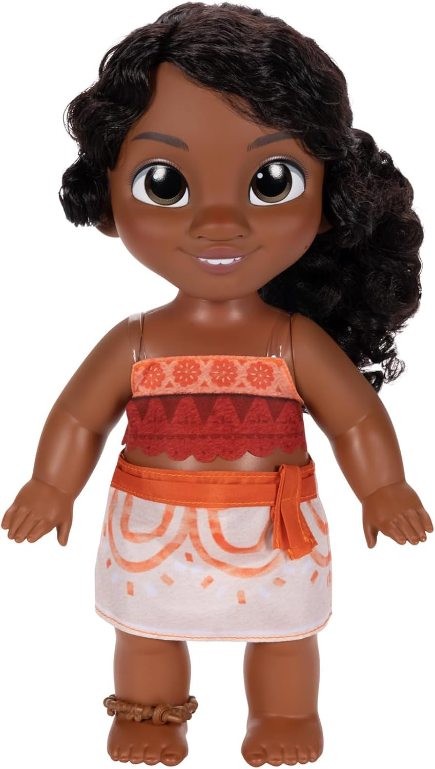 Jakks Pacific Moana 2 Little Sister Simea Doll and Pua Figure Playset 27 cm högt, innehåller 1 dockadräkt, 1 Pua, 1 plastbananklasa, rekommenderas för åldrarna 3 och uppåt