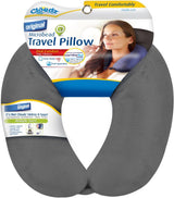 Cloudz Microbead Travel Nackkudde, Grey Naty Shop Travel Pillows Standardtitel