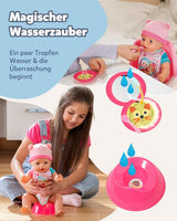 BABY Born Emma - babydocka 43 cm - 10 funktioner inklusive tillbehör och madrass - Fungerar helt utan batterier - Lämplig för barn från 3 år och uppåt