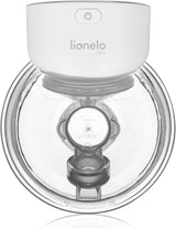 Enkel elektrisk bröstmjölkspump LIONELO Fidi Free 180 ml, bärbar pump med 2 faser, energisparande 9 nivåer, 3 storlekar av silikontrattar Timer Tillbehör Mat och amning Bebe Naty Shop