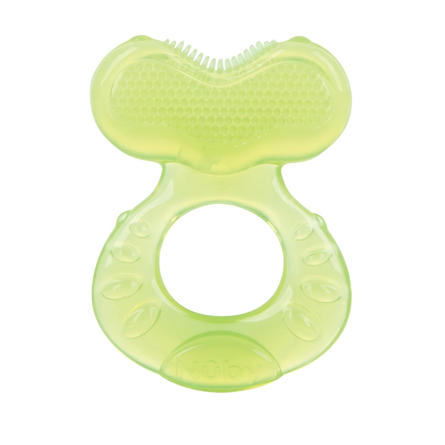 Nuby - 3-stegs tandringar - 3 tandringar för tandköttsstimulering och smärtlindring för tandsjukdomar - Leksak för barnsjukdomar - BPA-fri - 3+ månader
