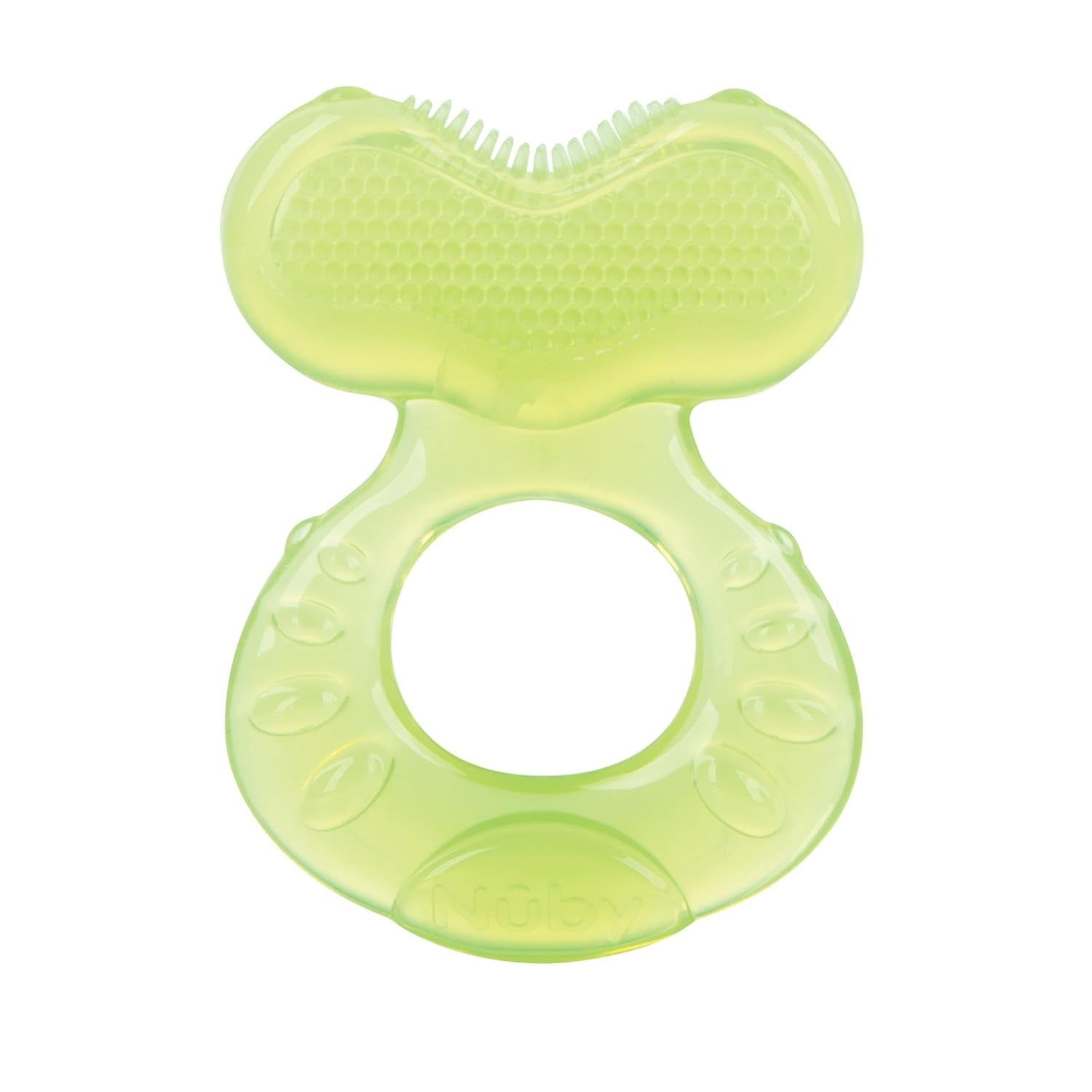 Nuby - 3-stegs tandringar - 3 tandringar för tandköttsstimulering och smärtlindring för tandsjukdomar - Leksak för barnsjukdomar - BPA-fri - 3+ månader