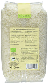 Ekologiskt Himalaya vitt Basmatiris, 1 kg
