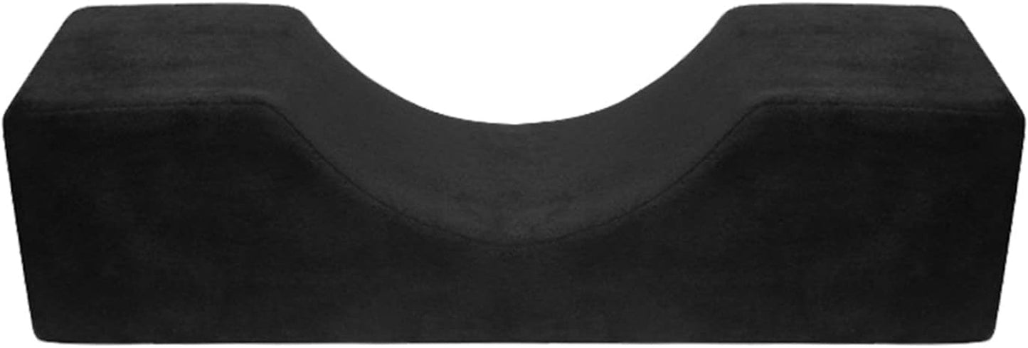 Deciniee U Shape Ögonfransskudde: Ergonomisk nackkudde Ögonfransskudde - Flanellkudde Ögonfransförlängningskudde för hemmet Skönhetssalong Cervikala ortopediska kuddar Naty Shop Svart