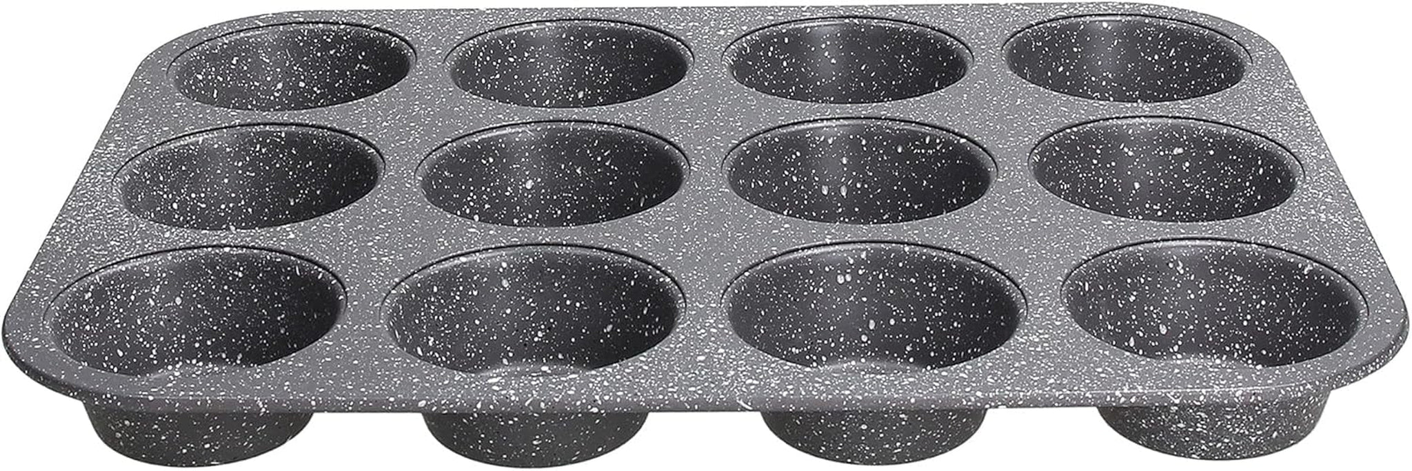 Pure Roq Muffinform Für 12 Muffins, Aluminium, Schwarz Formar och bakplåtar Naty Shop Muffin-Blech