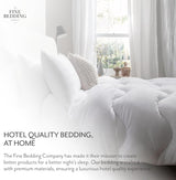 Allergy Defense Duvet, 4,5 Tog, tillverkat av återvunnet material, anti-allergiframkallande och hypoallergena, Super King Size-säng Täcken och täcken Naty Shop
