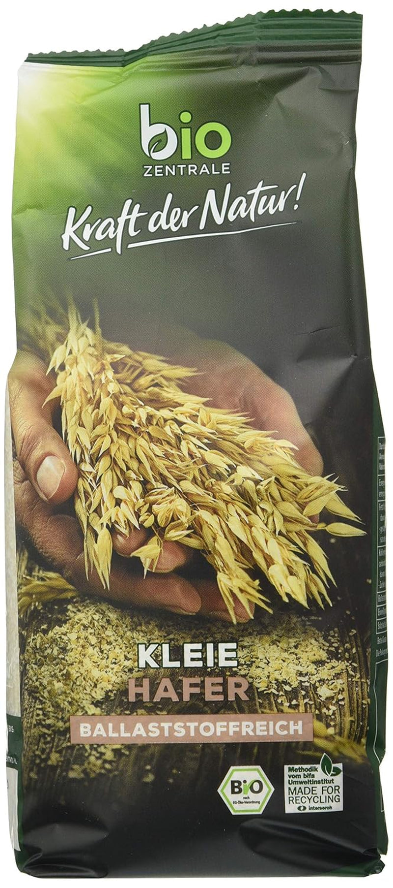 Biocentral ekologisk havrekli 1 kg | Fördelaktigt paket | Proteinkälla med hög fiber | Naturligt vegansk | Från EU:s jordbruk | Lågt sockerinnehåll