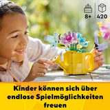 LEGO Creator 3-i-1 blomstersprinklerset, dekoration av barnrum, bygg en sprinkler med en bukett blommor, gummistövlar eller 2 leksaksfåglar, kreativ present till flickor och pojkar 8 år gamla 31149 Byggset Besuche den LEGO-Store