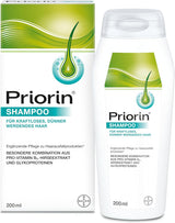 Priorin Shampoo - hårstärkande schampo - extra vård för svagt, tunt hår - utan parabener och färgämnen - 1 x 200 ml Hårvård Naty Shop Standardtitel
