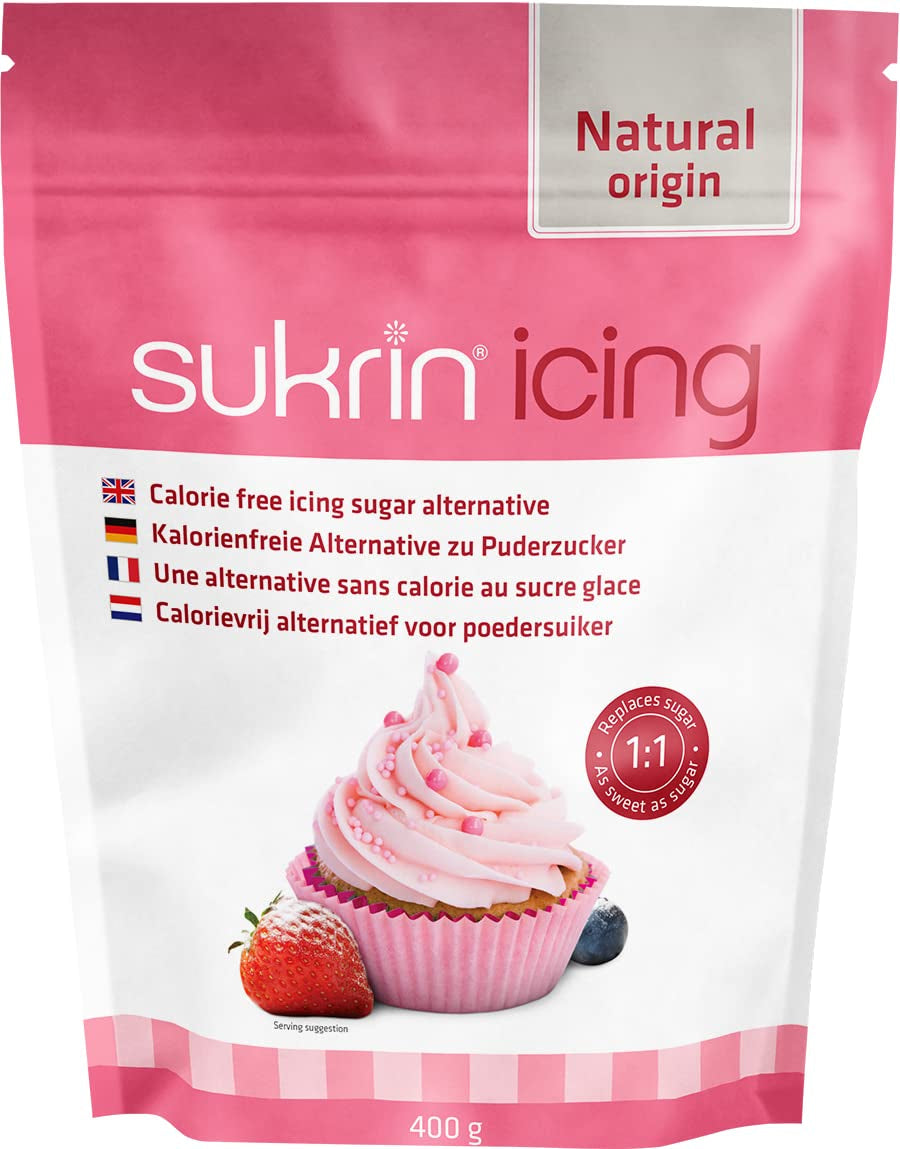 Sukrin Melis Zuckerersatz, Die Natürliche Alternative Zu Puderzucker Ohne Kalorien, 1Er Pack (1 X 400 G) Sötningsmedel Naty Shop Standardtitel