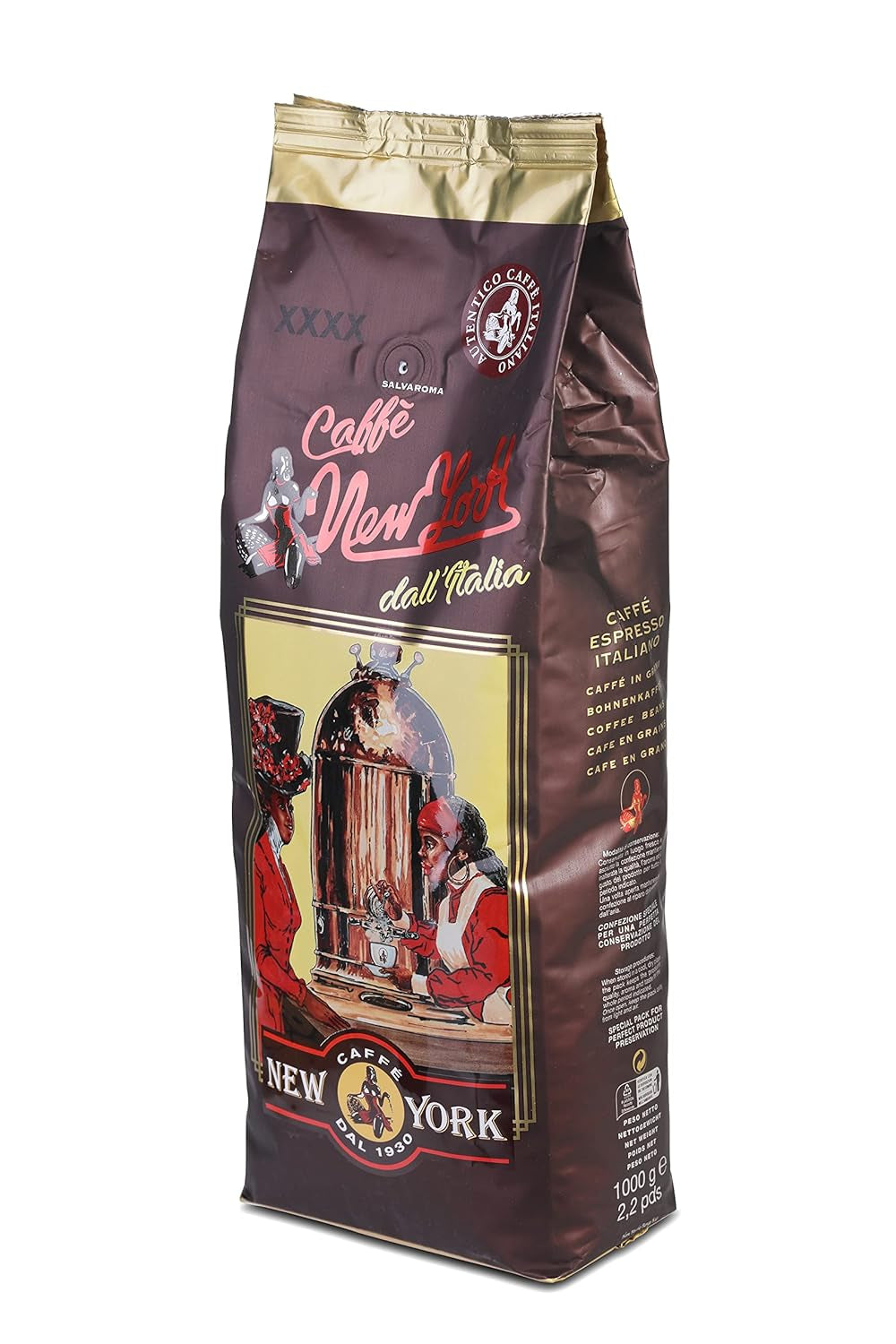 Caffè New York - XXXX - Helt bönkaffe - 1000g