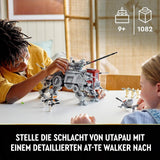 LEGO Star Wars At-Te Walker Mobilleksaksmodell Minifigur Set Inkluderar 3 Clone Troopers, Battle Droider och Dwarf Spider Droid 75337 Byggset Besuche den LEGO-Store