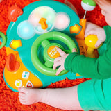 Bright Starts, leksaksratt, Lights & Colors Driver, med musik, billjud, blinkers, växelspak och mer Bebe Naty Shop Toys