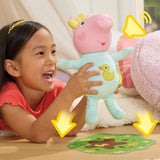 Peppa Pig 28 cm Evie Interactive Doll med 20 ljud och många funktioner, leksaksset för barn 3 år och uppåt