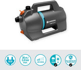 Gardena 4100 Silent Garden Pump Set: Mycket tyst och innovativ bevattningspump med 3,5 m suganslutning och 20 m klassisk slang, 4100L/h flöde, 550W motor, vattentät, ekonomisk (9051-20)