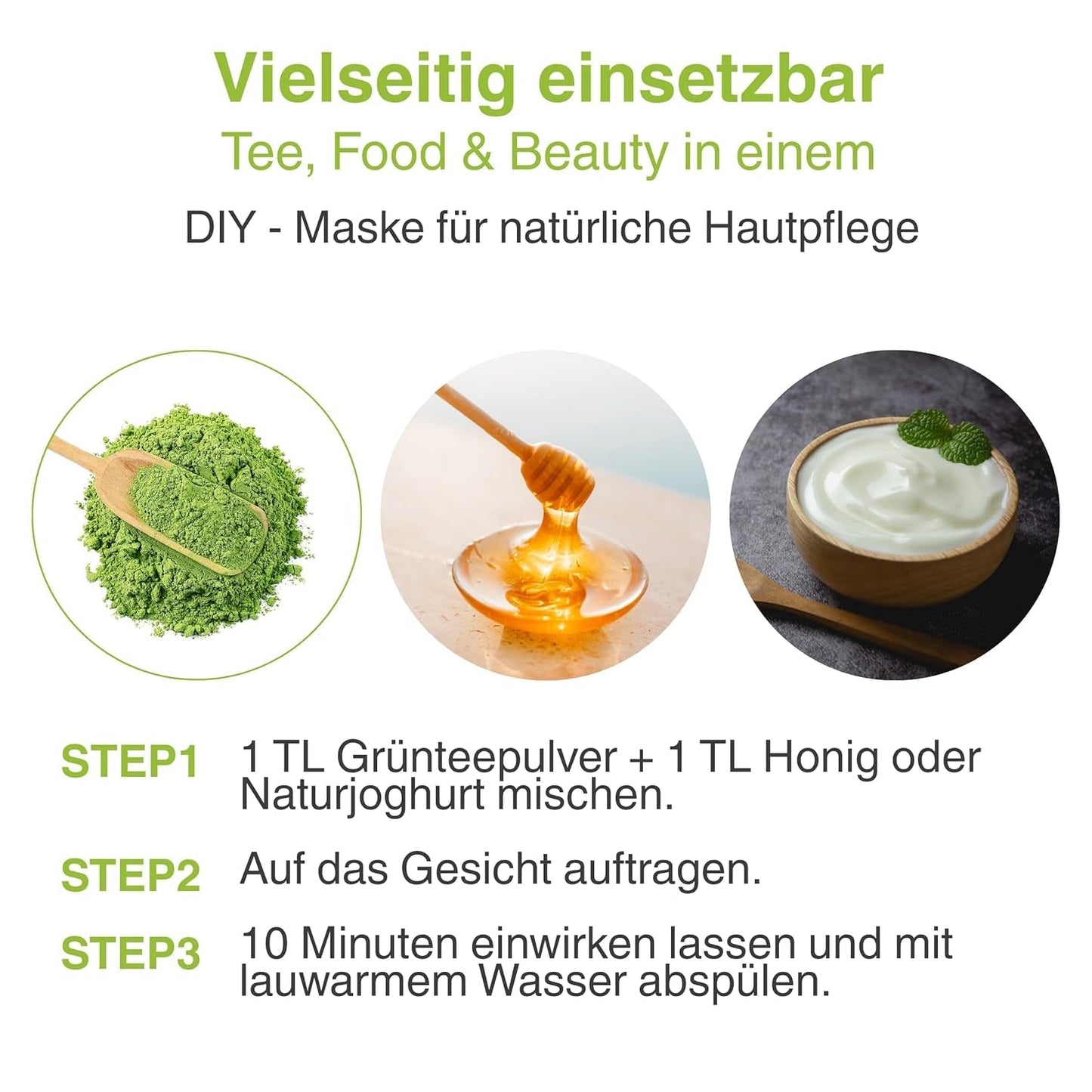 Bohyang Garden Matcha Powder 100g – Premium Green Tea från Sydkorea | Finmalen och rik på tradition | För lattes, smoothies, bakning och personliga vårdritualer | Matcha pulver i återförslutningsbar påse