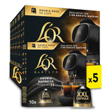 L'OR Barista Kaffeekapseln Ristretto, exklusivt för L'OR Barista Maschinen, 5er Pack, 5 x 10 Kapseln