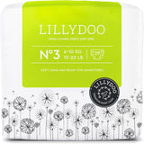 LILLYDOO Babyblöjor Hudvänliga - Storlek 3 (6-10 kg), 29 delar, tillförlitligt läckskydd, mjuk, parfymfri och lotionfri för känslig hud, dermatologiskt testad